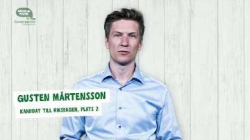 Val 2018 - En presentation av Gusten Mårtensson (C)
