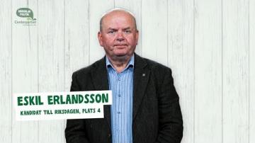 Val 2018 - Fem snabba frågor till Eskil Erlandsson (C)