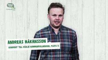 Val 2018 - Fem snabba frågor till Andreas Håkansson (C)