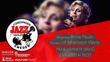 Jazz i Växjö: Anna Pauline Andersson och Ulf Johansson Werre