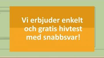 Noaks Ark - Gratis hiv-test med snabbsvar