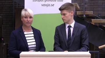 Moderaterna i Växjö kommun: Eftersnack med Anna Tenje & Oliver Rosengren